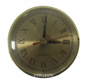 Часовой механизм d-80 мм желтые (золотистые) - Гризант